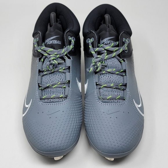 Nike CZ5917 001 Hyperdiamond 4 Elite Metal Softball Cleats Black Grey Wmns Sz 11 - Picture 6 of 10